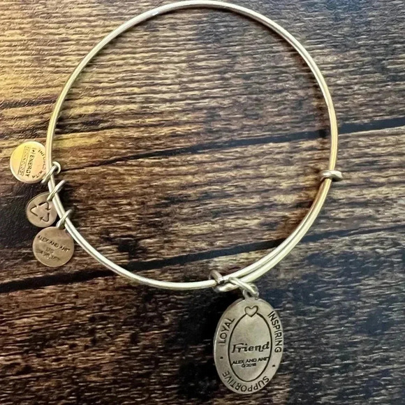 Alex and Ani | Friend, Expandable Rafaelian Bangle Bracelet. - Picture 6 of 8